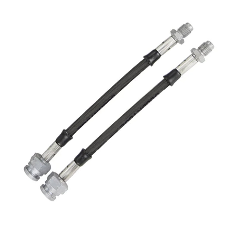 Set de furtunuri de frână VK2 Goodridge pentru roțile din spate Peugeot 205 GTi 1.9 / 309 / 306 GTI / S16 / Citroën ZX, negru - G-VK2004-N - VK2004-N - 3661768861165